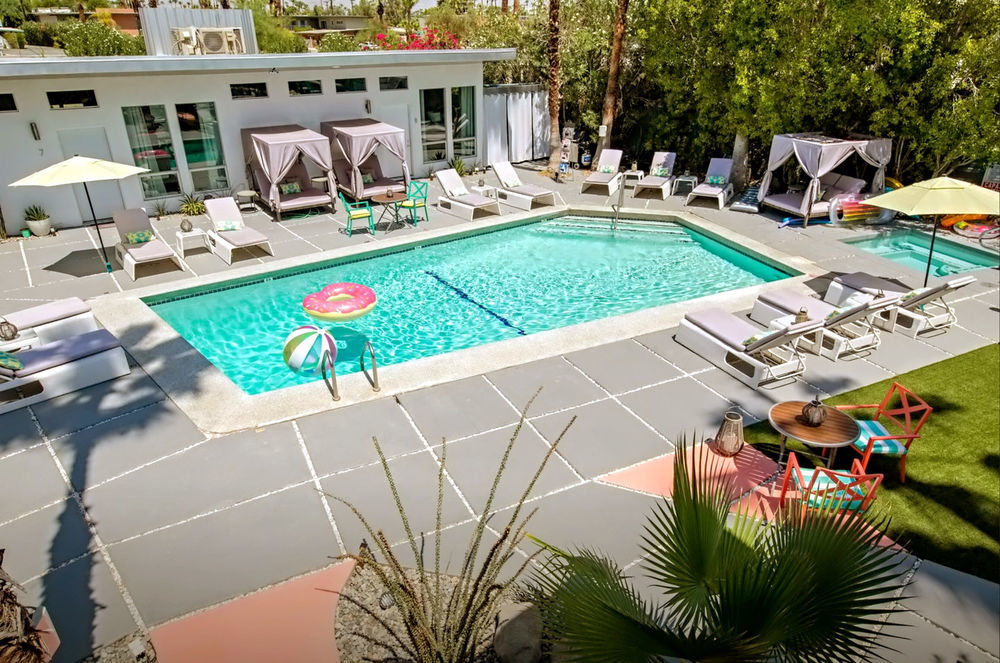 The Wesley Hotel By Avantstay Retro Spacious W Bbq Pool Spa بالم سبرينغس المظهر الخارجي الصورة